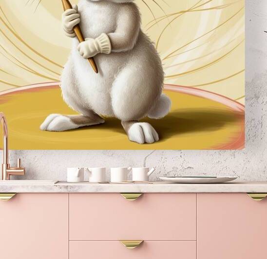 Whimsical Rabbit illustration by Dmitry Linkov