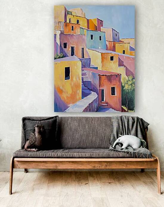 Pastel Village by Travelling Light