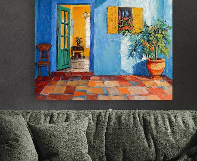 Mexican Home Interior Style of Van Gogh by Travelling Light