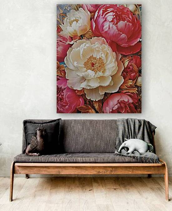 Peonies Illustrated by Thea Menagh