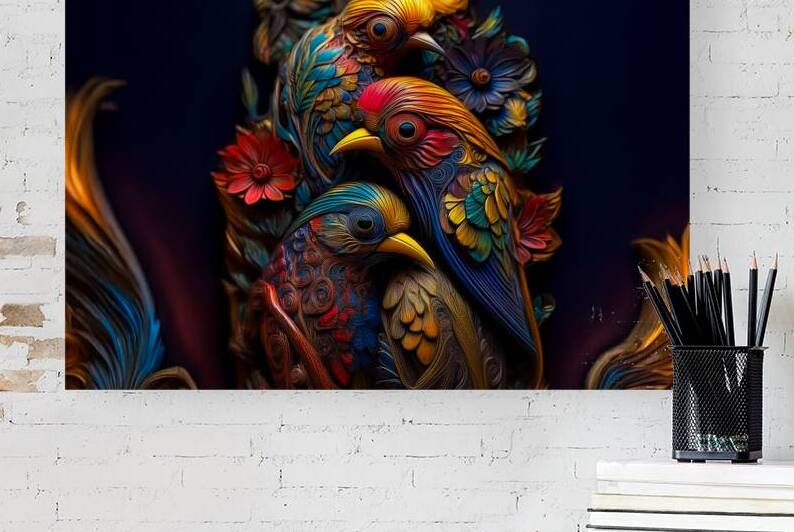 Bird Mural 1 by Bob Tamburello