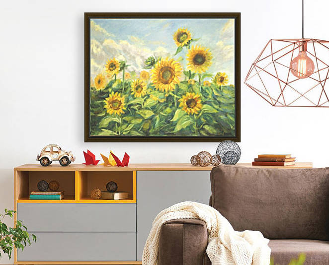 Sunflowers in the field by YongeArtStudio