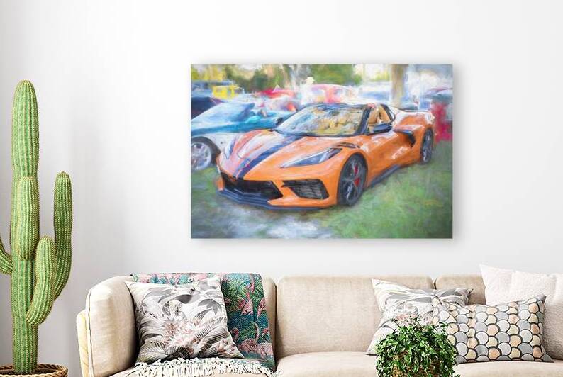 2024 Amplify Orange Corvette X2 3 by Rich Franco