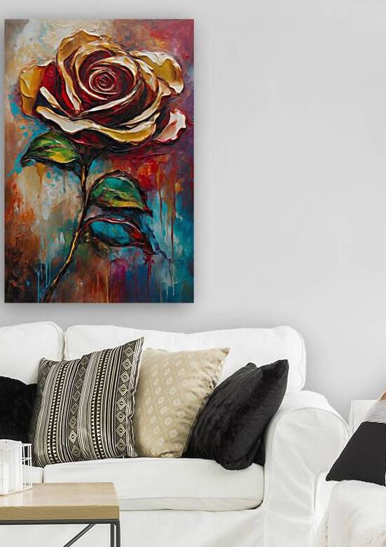 A stroke of crimson a dash of gold 3 by The Mabazza Foundation 