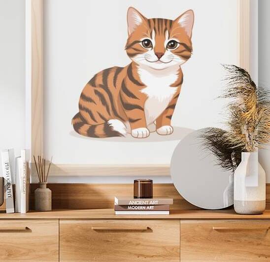 Pet wall art 009 by Wall Martique