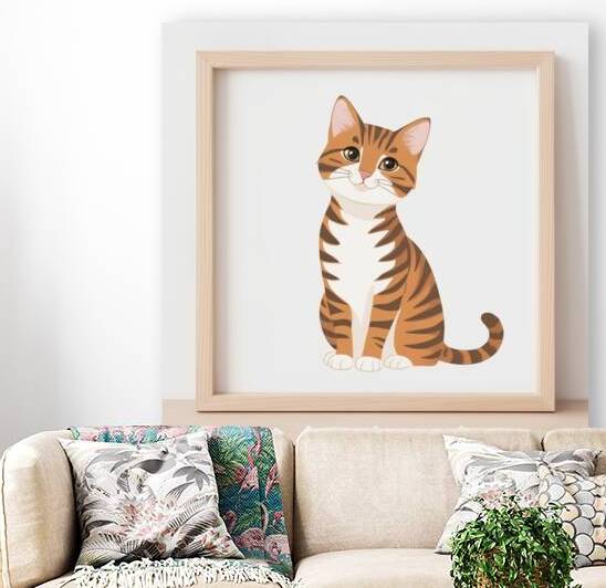 Pet wall art 006 by Wall Martique