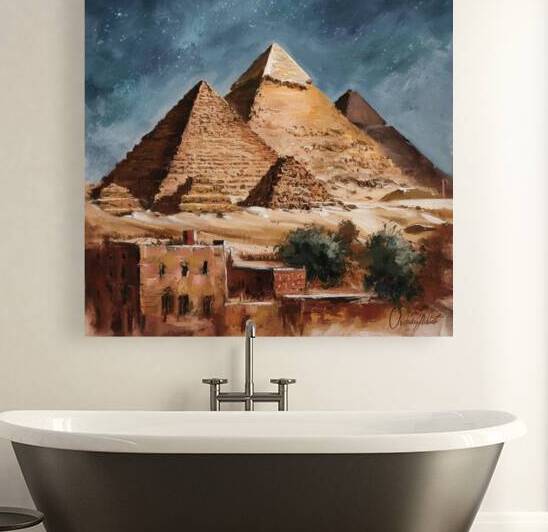 a captivating impressionist painting of the iconi by Lotfi78