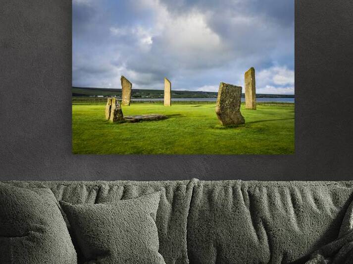 The Stones of Stenness Orkney Scotland by Travelling Light