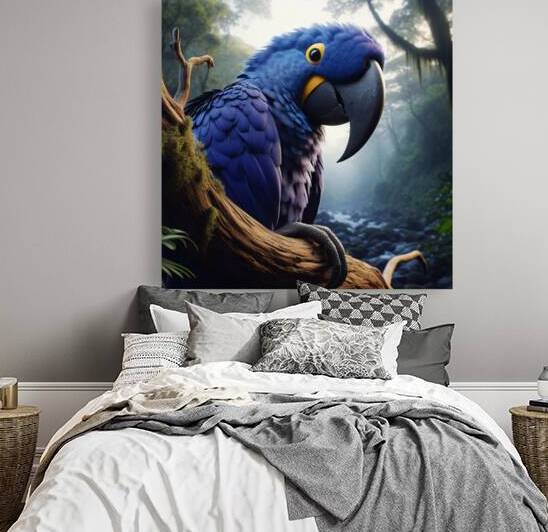 Hyacinth Macaw  by Nature s Child
