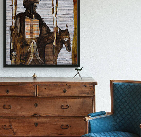 Shadow horserider 2 by Marie-Denise Douyon