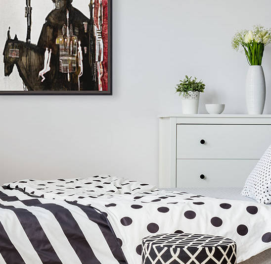 Shadow horserider 1 by Marie-Denise Douyon