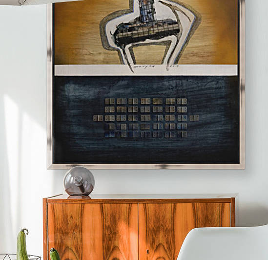 Sand horserider by Marie-Denise Douyon