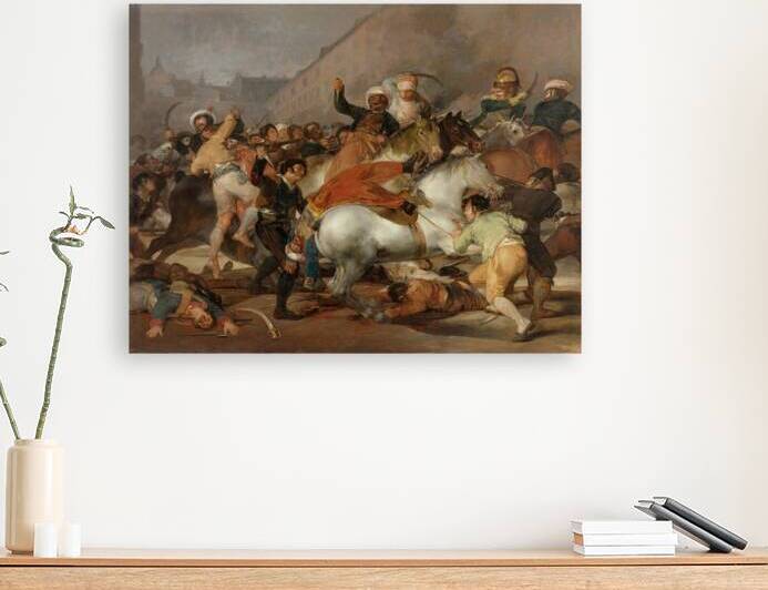The Charge of the Mamelukes [1814] by Francisco de Goya [1746–1828] by MyCozyFineArt