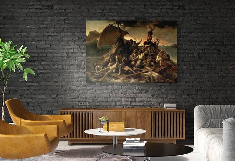 Theodore Gericault - The Raft of the Medusa Le Radeau de la Meduse 1819 by Wirla