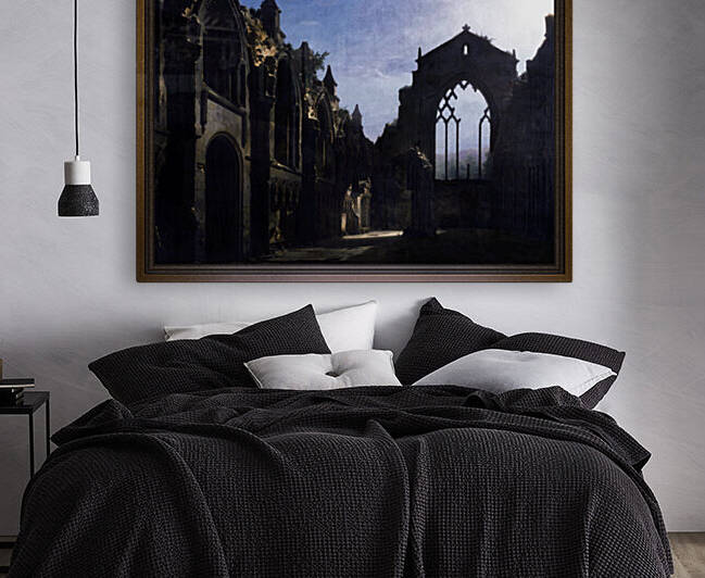 The Ruins of Holyrood Chapel by Louis Daguerre by xzendor7