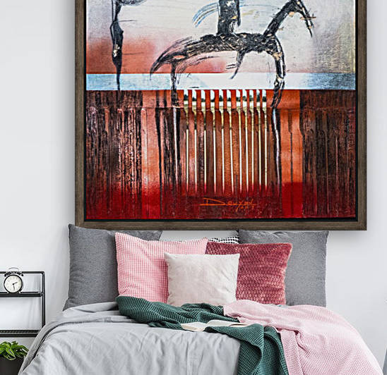 Shadow horserider 4 by Marie-Denise Douyon