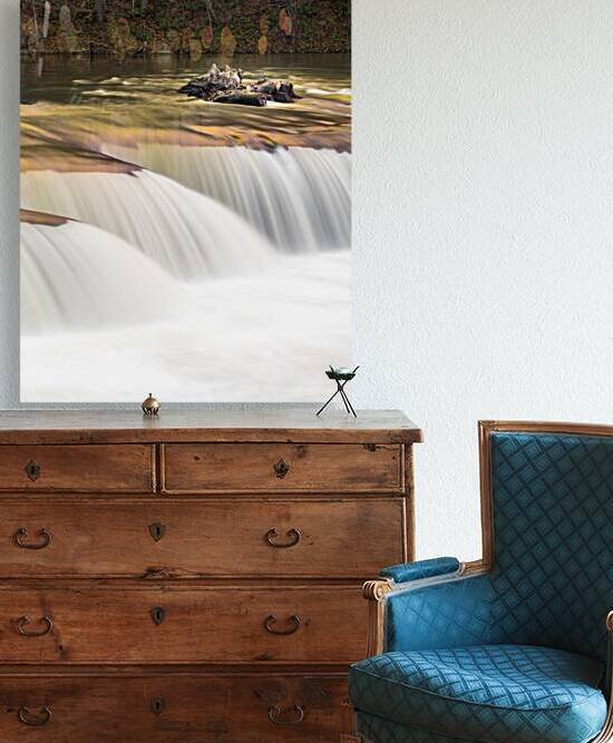 Valley Falls State Park Waterfall in West Virginia by Steve Heap
