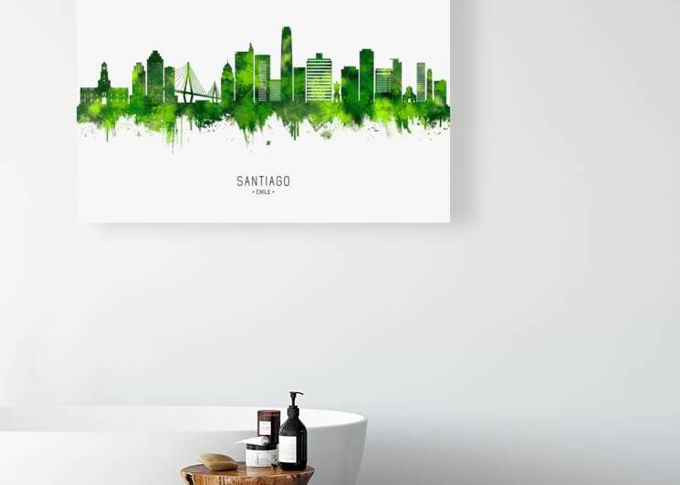 Santiago Chile Cityscape by Towseef Dar