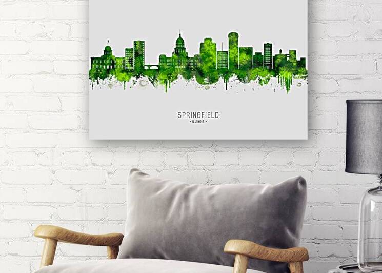 Springfield Illinois Cityscape by Towseef Dar