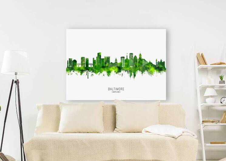 Baltimore Maryland Cityscape by Towseef Dar