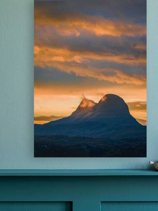 Last Light on Suilven by Dave Bowman