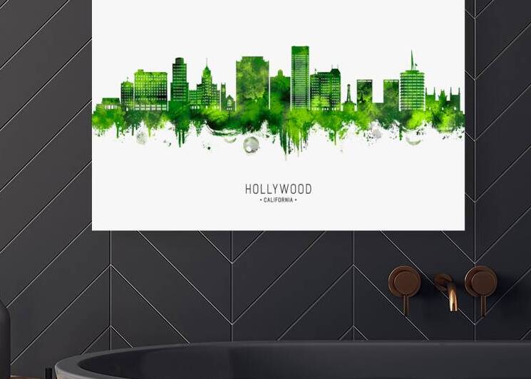 Hollywood California Cityscape by Towseef Dar