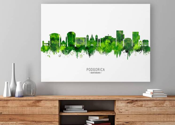 Podgorica Montenegro Cityscape by Towseef Dar