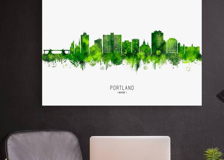 Portland Maine Cityscape by Towseef Dar