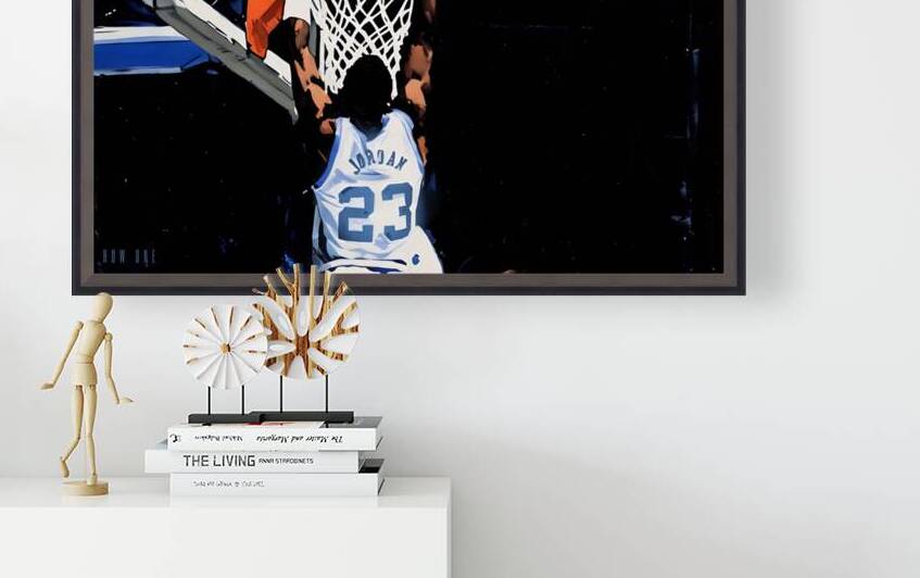 1984 Michael Jordan UNC Dunk by Row One Brand