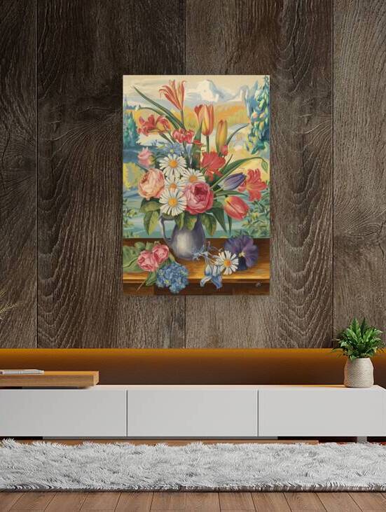 a vintage inspired colorful floral paint 3lNWNX4k by Lotfi78