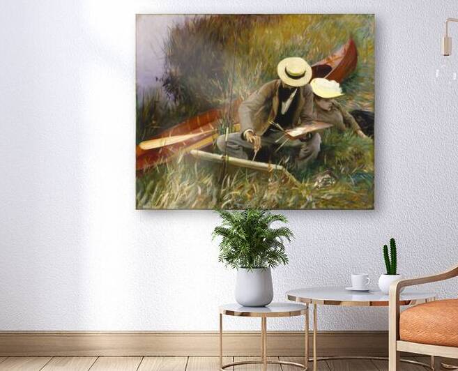 John Singer Sargent - An Out-of-Doors Study by Wirla