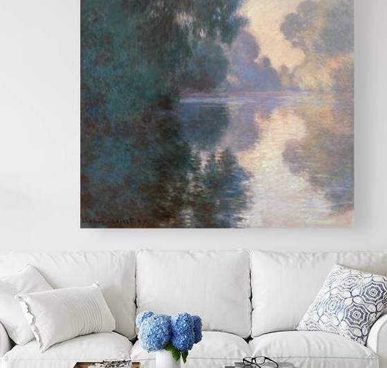 Claude Monet Morning on the Seine Good Weather 1897 by Wirla