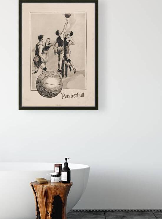 1920s Basketball Art by Row One Brand
