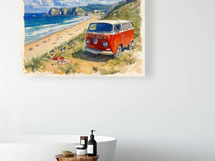 Camping at the Beach by Travelling Light