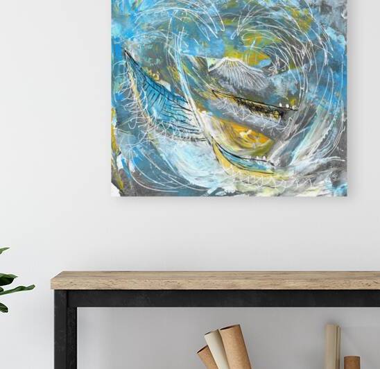 The Wave after  Hokusai by Robert Burton