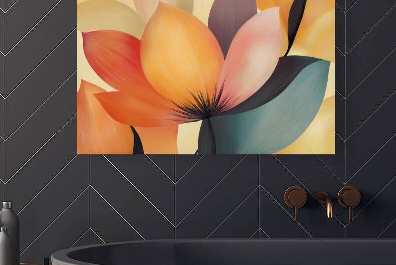 Abstract flowers by Bert Nijholt