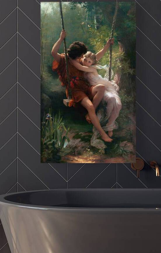  Pierre Auguste Cot - Springtime. High Resolution    by Wirla