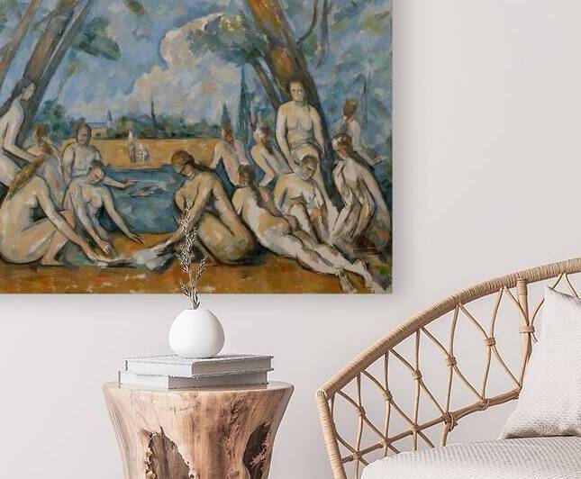 Paul Cezanne - The Large Bathers by Wirla