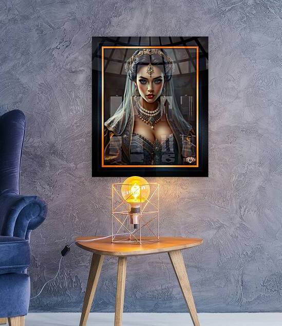 Timeless Classical Glamour Girl Esmerita Naviez The Raven Beauty AI Captivating Concept Art by Xzendor7 by xzendor7