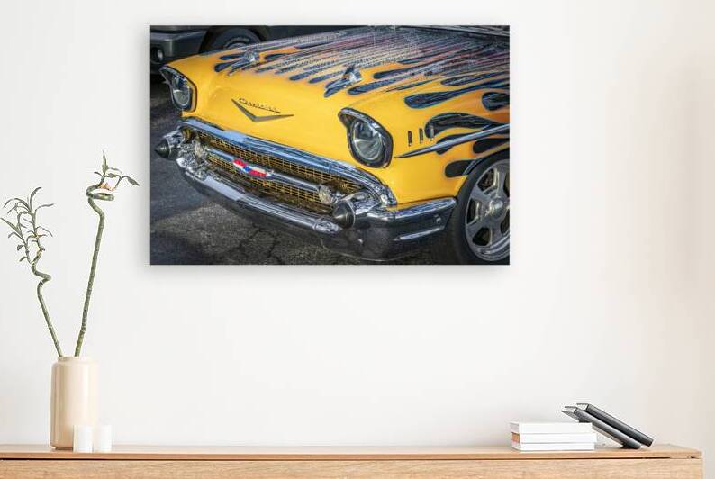 1957 Black Chevrolet Bel Air Nomad Station Wagon X12 3 by Rich Franco