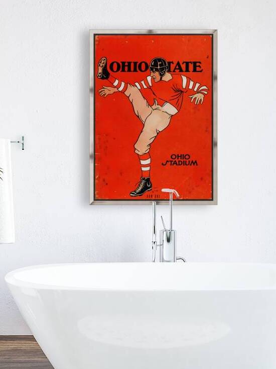 Early 1900s Ohio State Football Art by Row One Brand