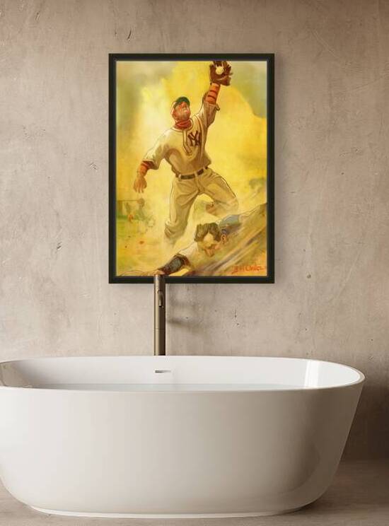 Early 1900s New York Yankees Art by Benton Henderson Clark by Row One Brand