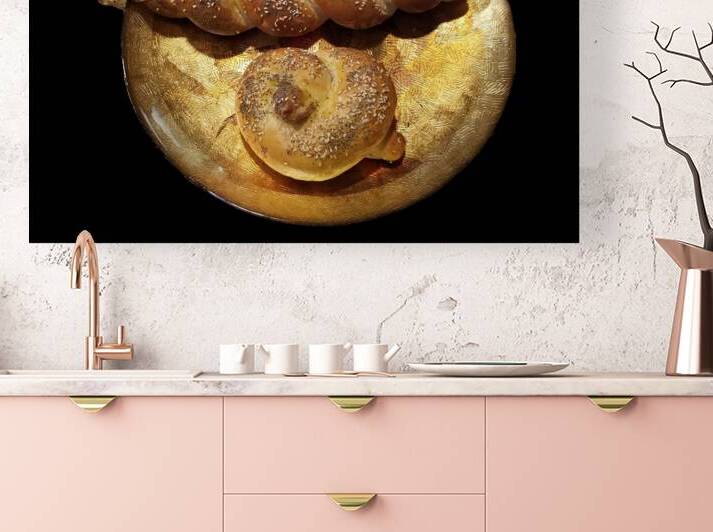 Long and round challah bread loaves by Creative Endeavors - Steven Oscherwitz