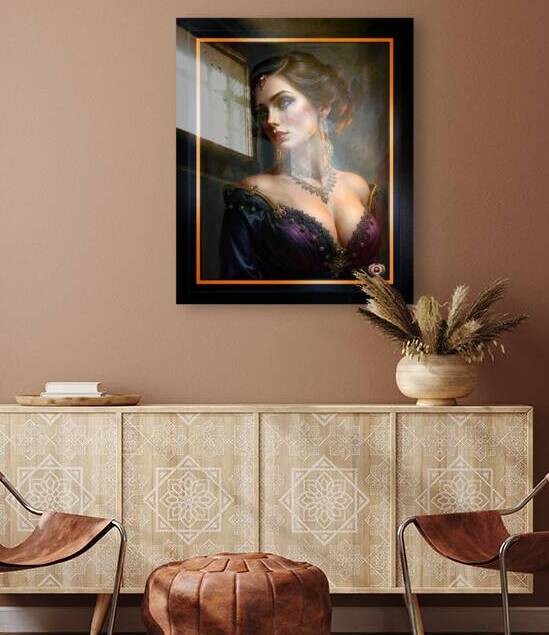 Timeless Elegance Portrait of The Grande Dame Catherine Lumae in Luxurious Attire Mesmerizing AI Concept Art by Xzendor7 by xzendor7