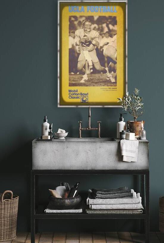 1989 UCLA Bruins Football Art by Row One Brand