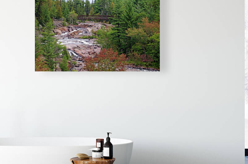 Onaping Falls Bridge by Deb Oppermann