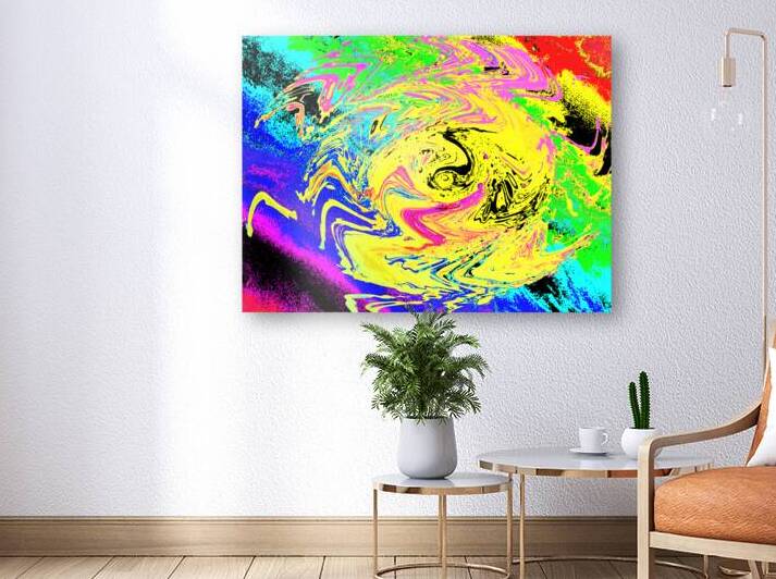 Abstract Swirling Psychedelic Colours by Catriona Roberts Nature Photography and Designs