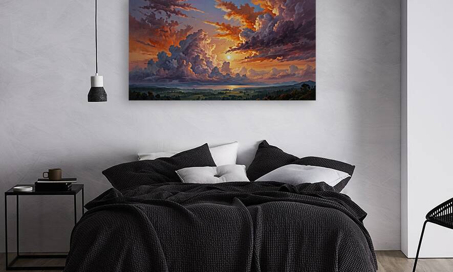 Serenity of the Cloud Horizon at Sunset by moustafa elsayed