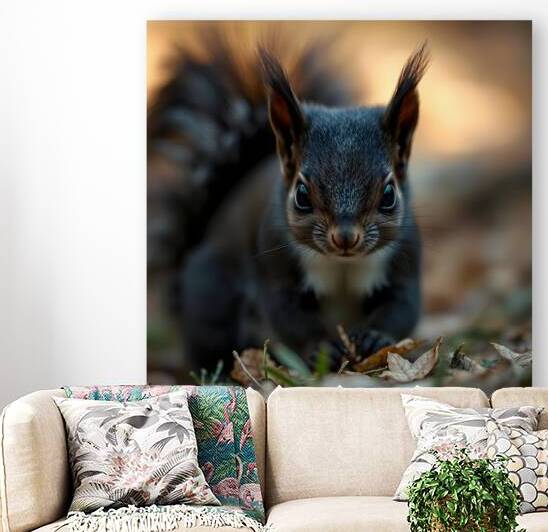 Adorable Squirrel Nature Close-Up by Fab Haven