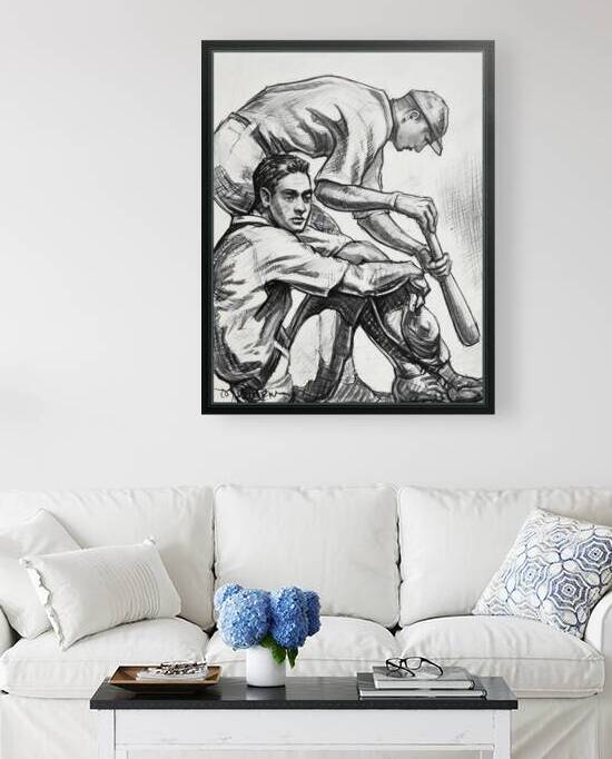 Two Ballplayers by Row One Brand